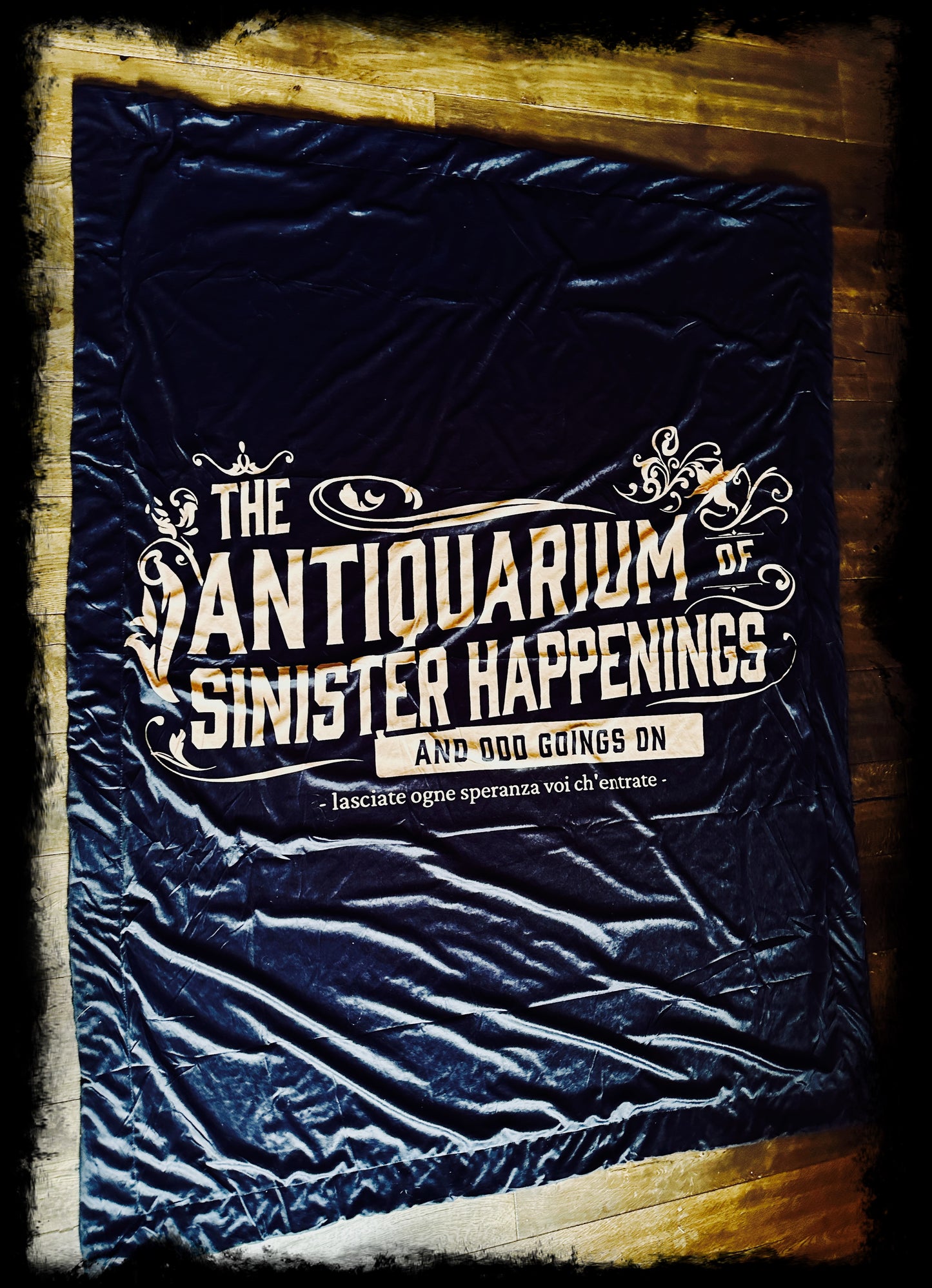 - NEW! the antiquarium of sinister happenings veil of mystery - (opulent fleece throw)