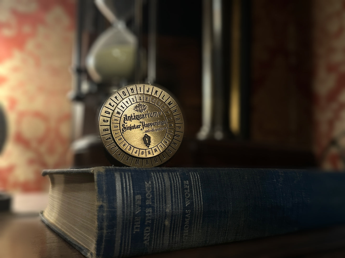- the antiquarium of sinister happenings cipher pin - (SOLD OUT)