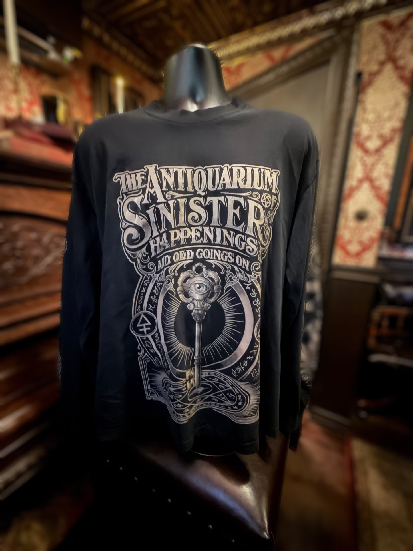 - NEW! "Cost of Truth" black crewneck fleece -