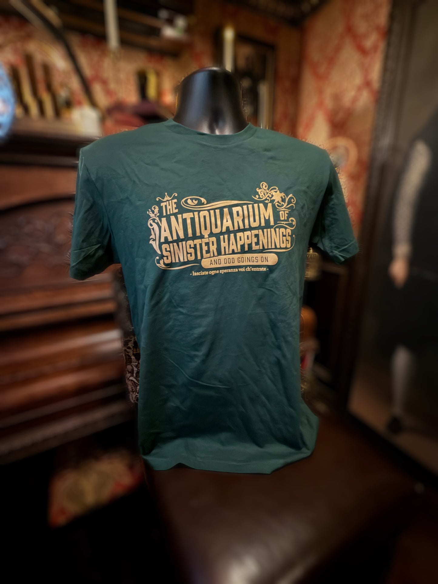 - NEW! the antiquarium green tee -
